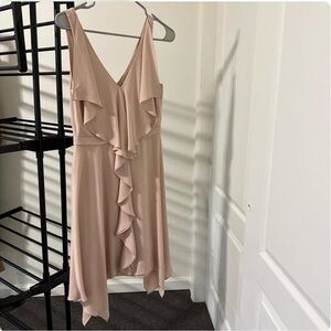 BCBGMaxAzria Blush Asymmetrical Dress
